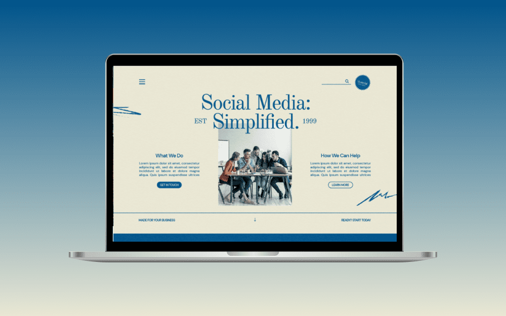 Social Media Simplified Website