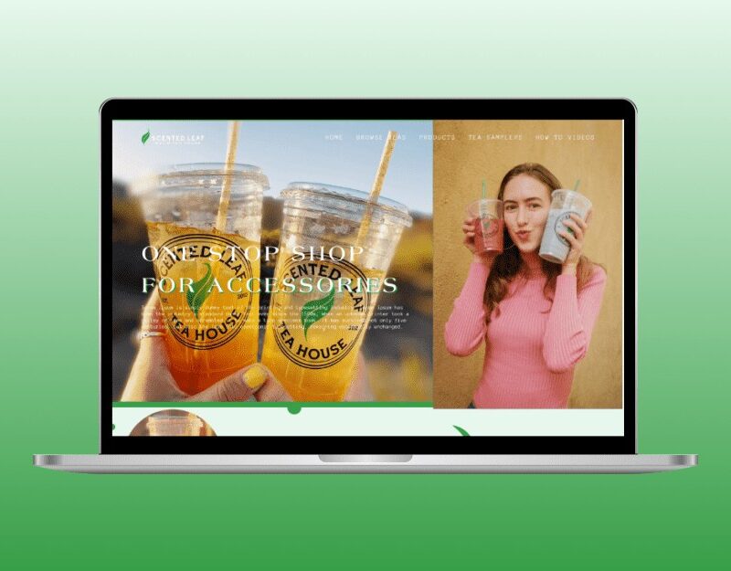 Drinks brand website Website