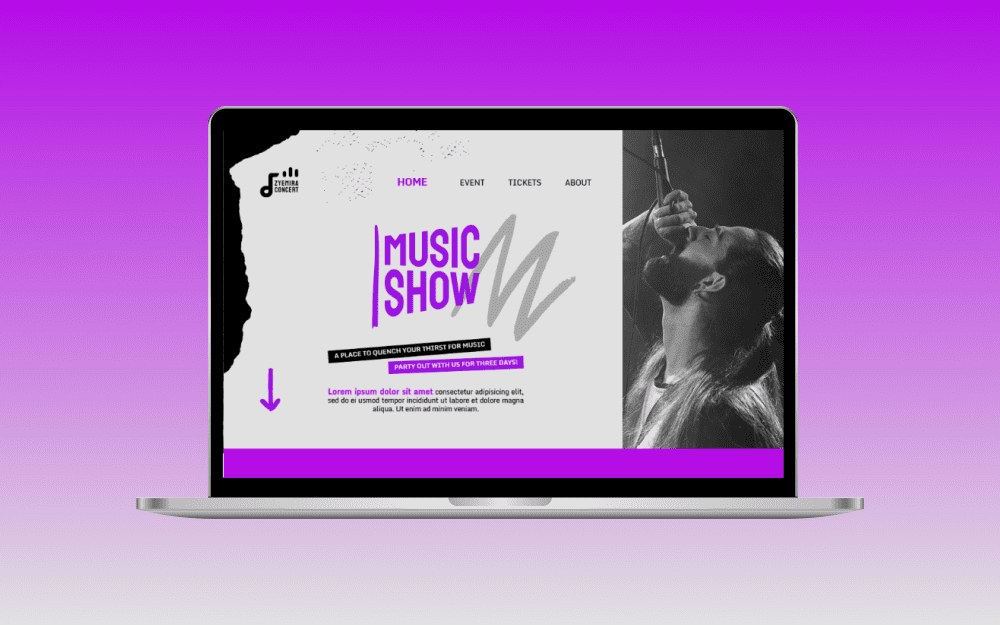 Music Show Website