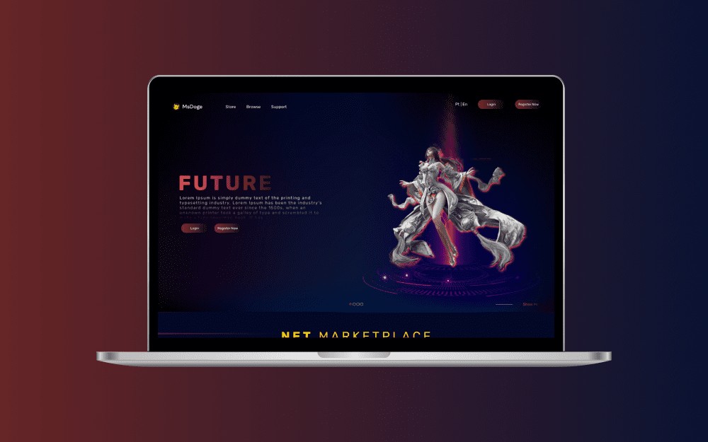 NFT marketplace Website