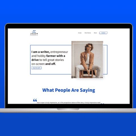 Author landing page