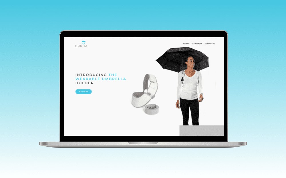 Wearable umbrella store Website